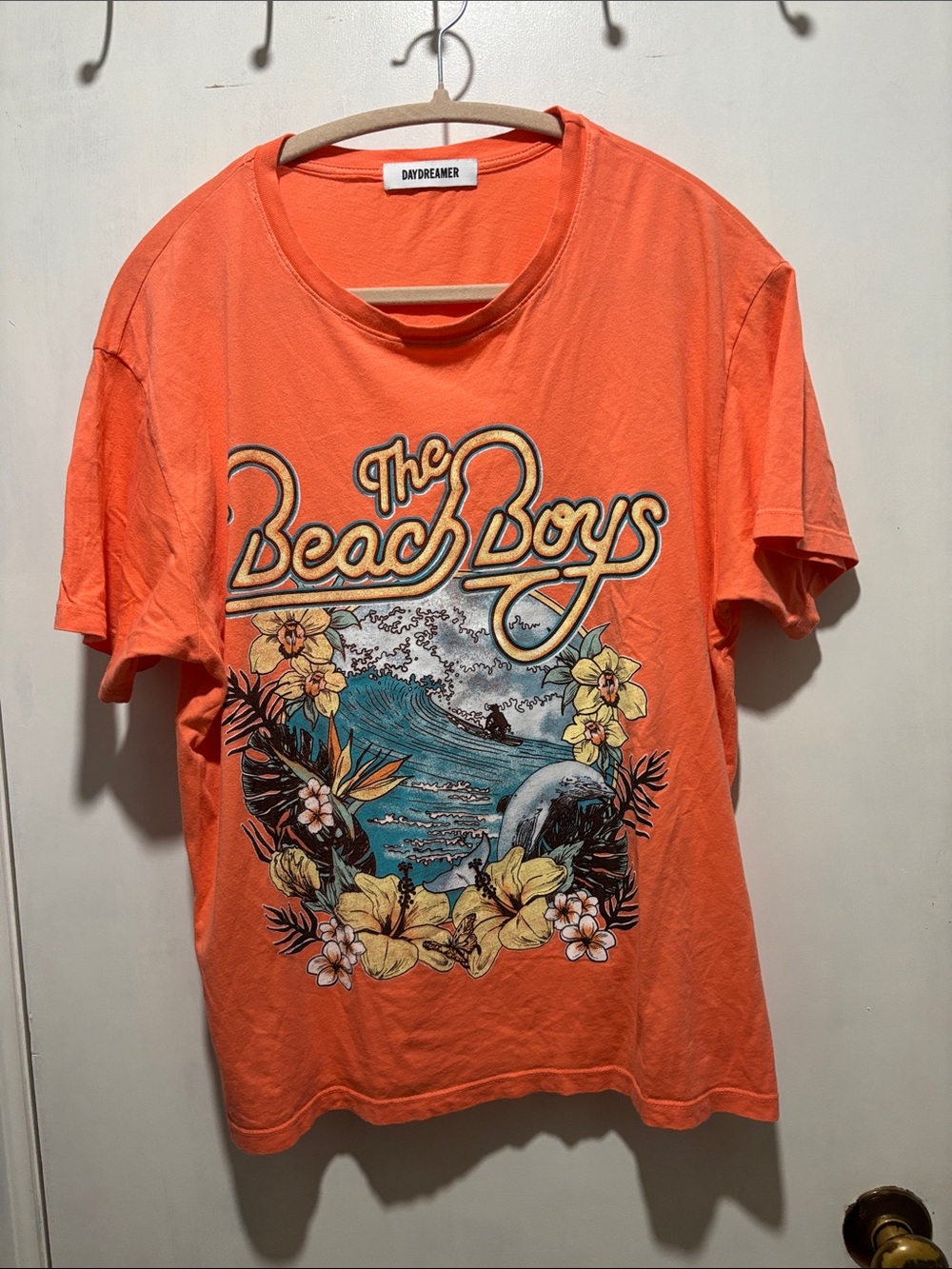 DAYDREAMER Free People Beach Boys graphic band t shirt size small